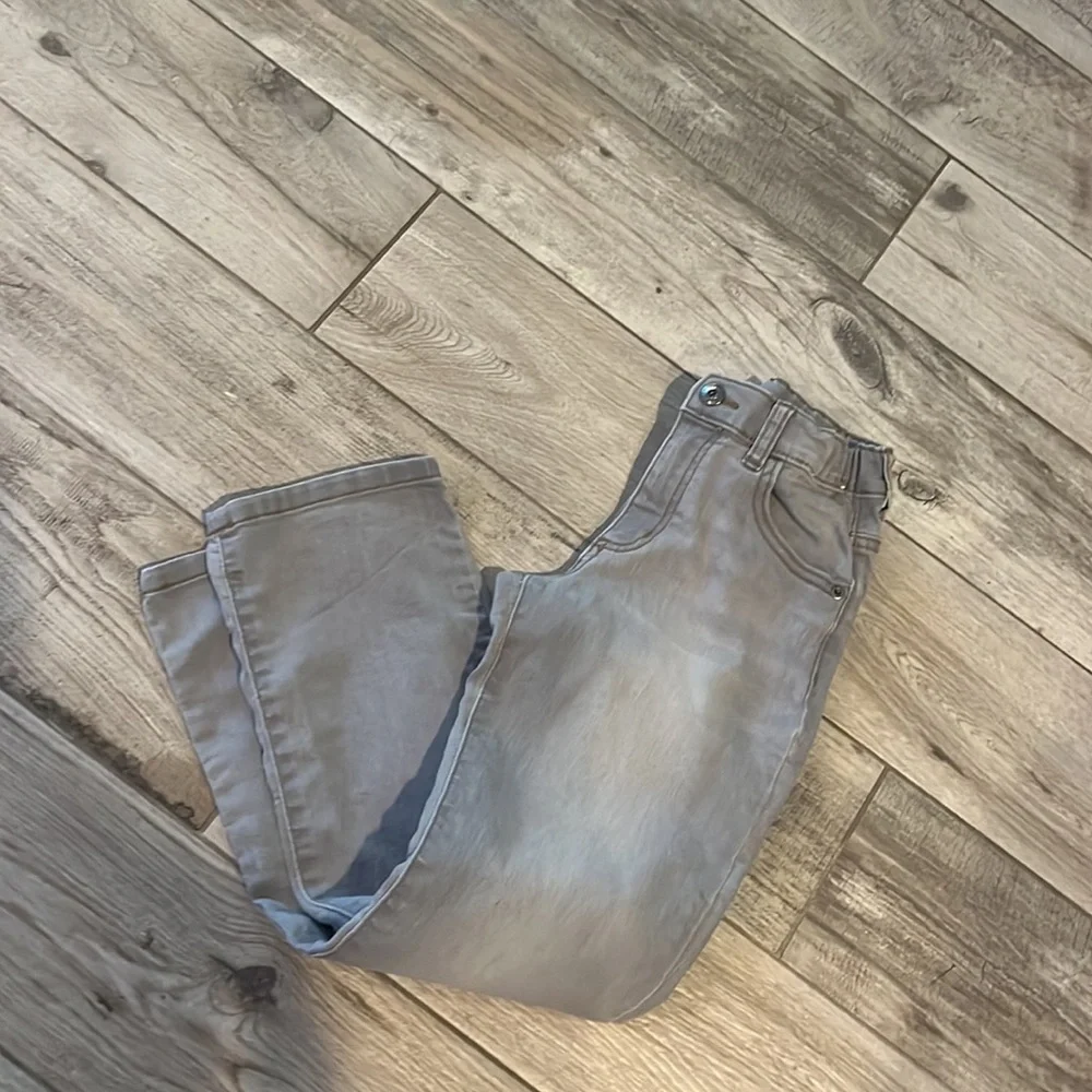 EUC Gymboree light grey soft jeans, sz 8
